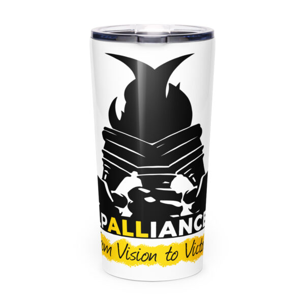 Tapered stainless steel tumbler
